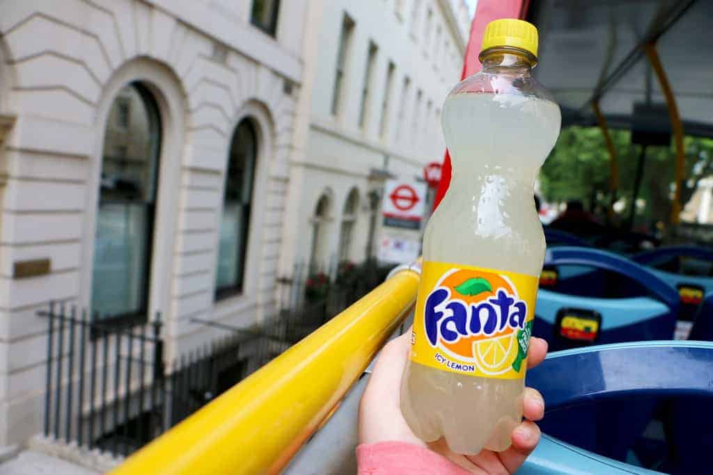 Fanta "Icy Lemon" - London