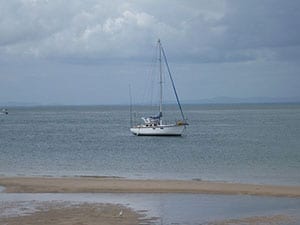 Yacht-At-Bribie-Island