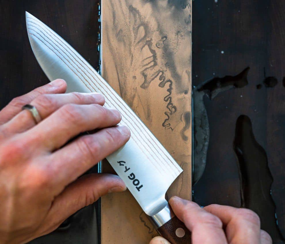 How to sharpen a Japanese Knife