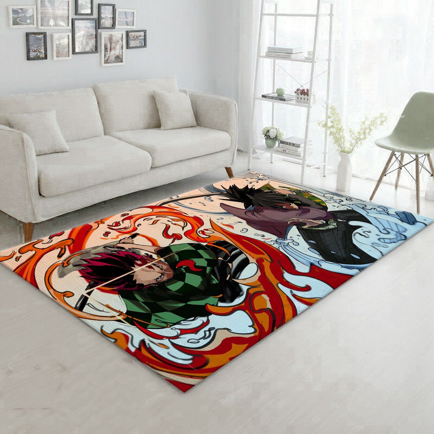 Anime Demon Slayer V5 Rug Living Room Rug US Gift Decor