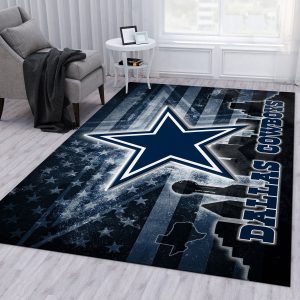 Dallas Cowboys Nfl Area Rug For Christmas Bedroom Rug Home US Decor -  Teeruto