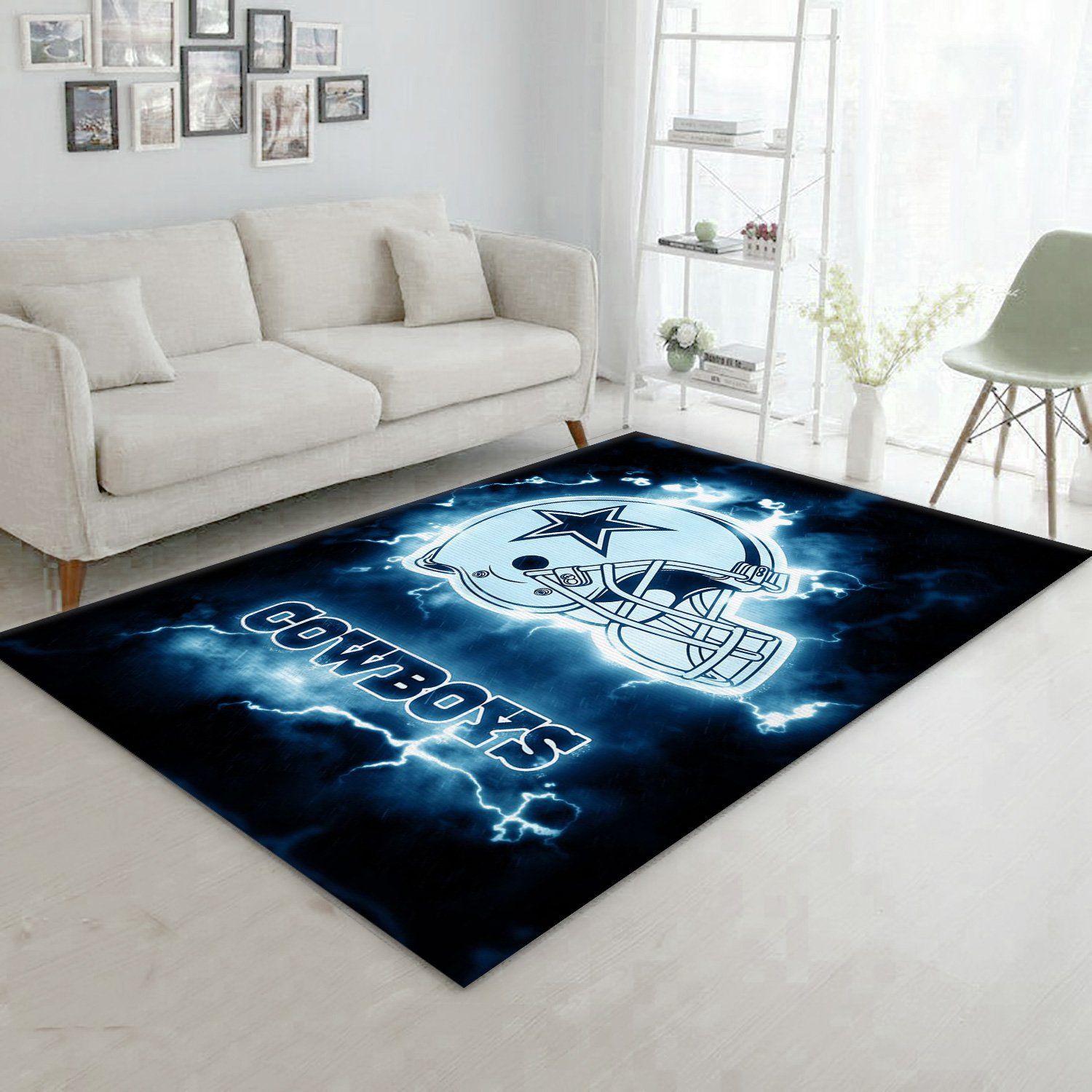 Dallas Cowboy Area Rug Christmas Rug Floor Decor The Us Decor