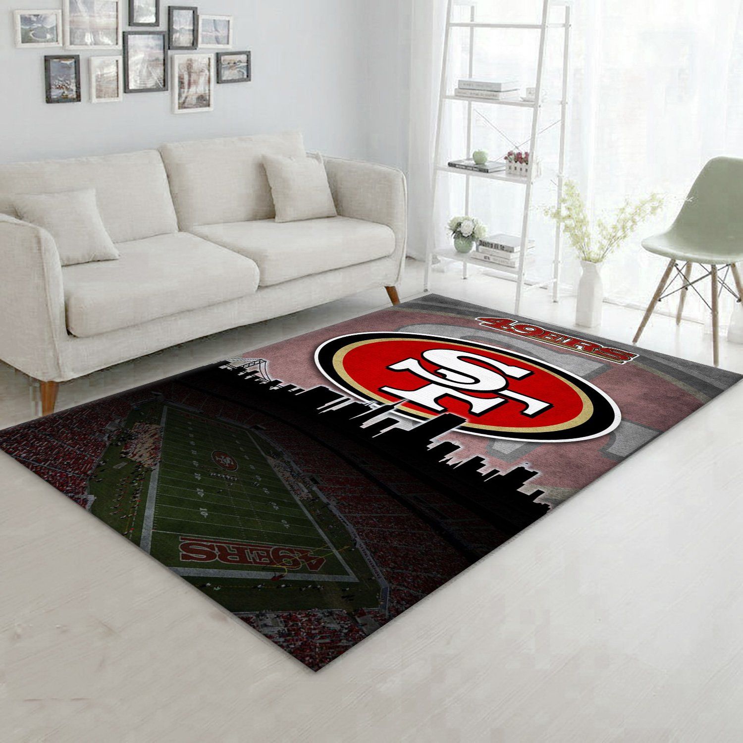 San Francisco 49ers NFL Area Rug Living Room Rug US Gift Decor