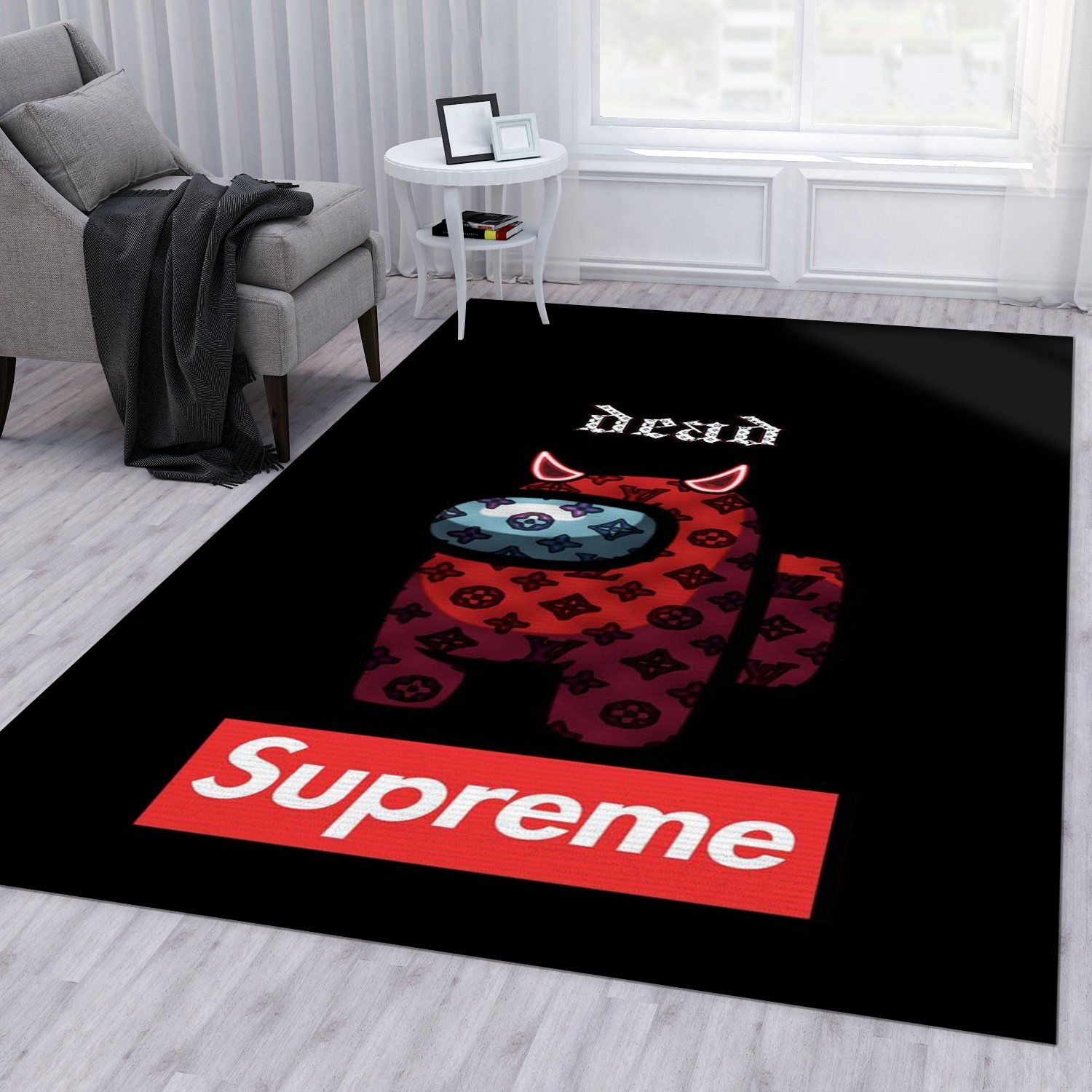 Among Us Supreme Gaming Area Rug Bedroom Rug Home US Decor