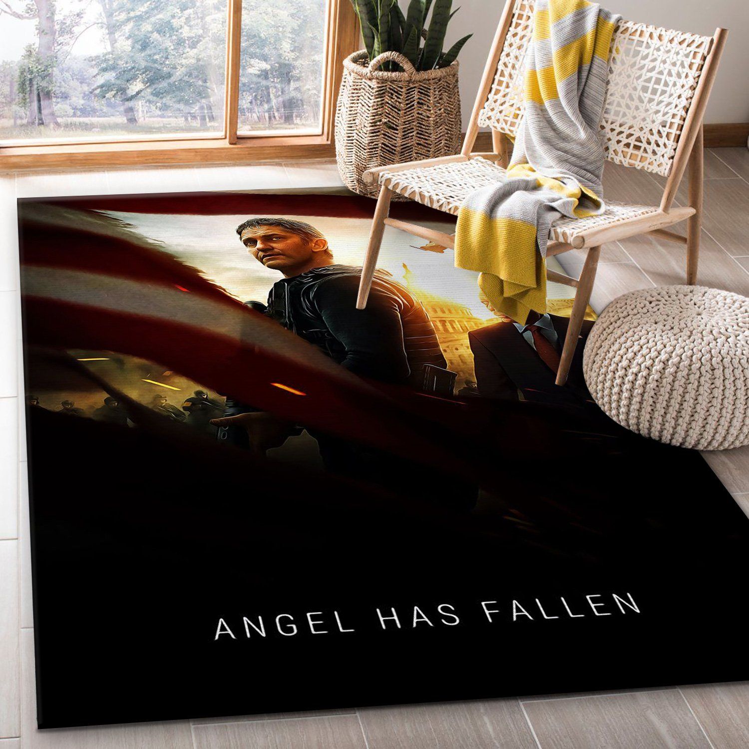 Angel Has Fallen 2019 Area Rug Movie Rug Floor Decor Home Decor