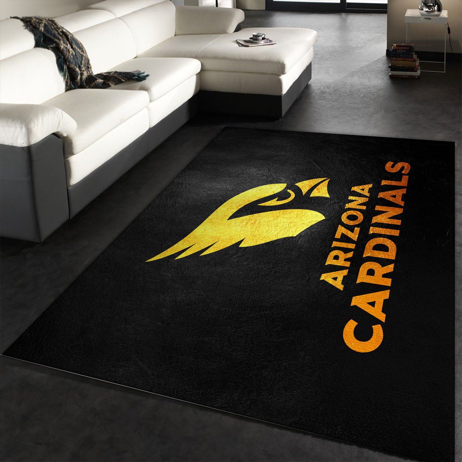 Arizona Cardinals NFL Team Logos Area Rug, Living room and bedroom Rug, US Gift Decor