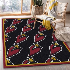 Arizona cardinals nfl team logos and us type 3174 Rectangle Rug