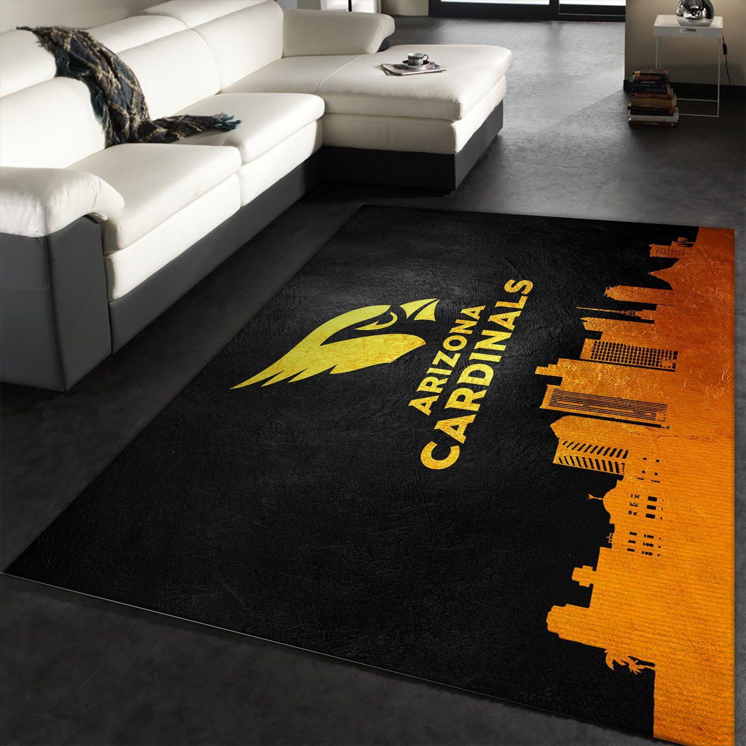 Arizona Cardinals Skyline NFL Area Rug, Living room and bedroom Rug, Home US Decor