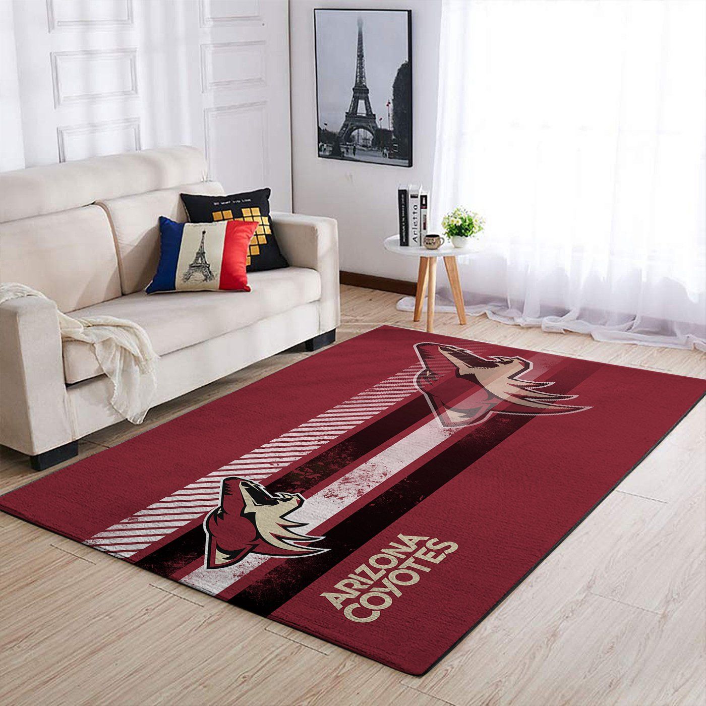 Arizona Coyotes Nhl Team Logo Nice Gift Home Decor Rectangle Area Rug