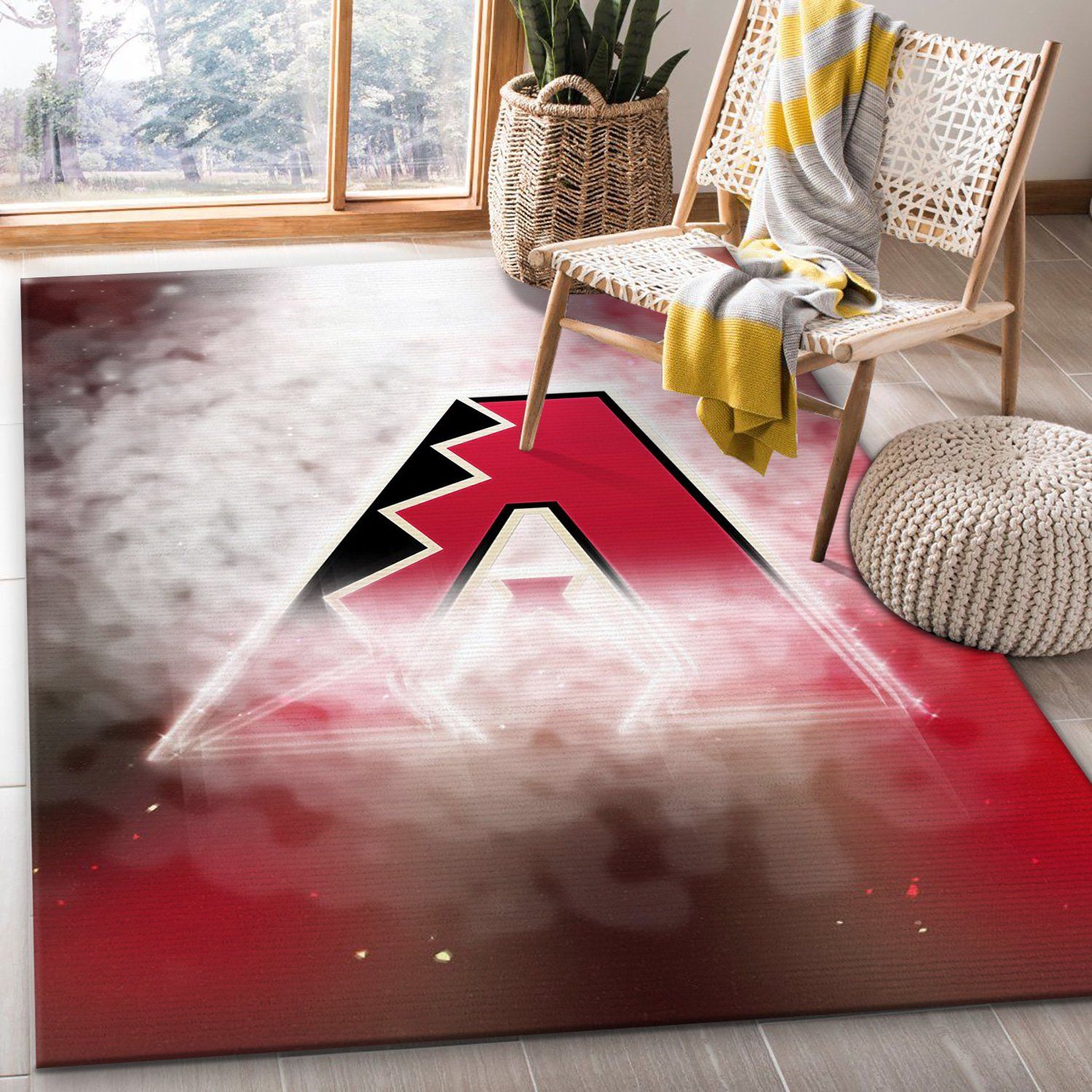 Arizona Diamondbacks Nfl Area Rug For Christmas Bedroom Rug Home US Decor