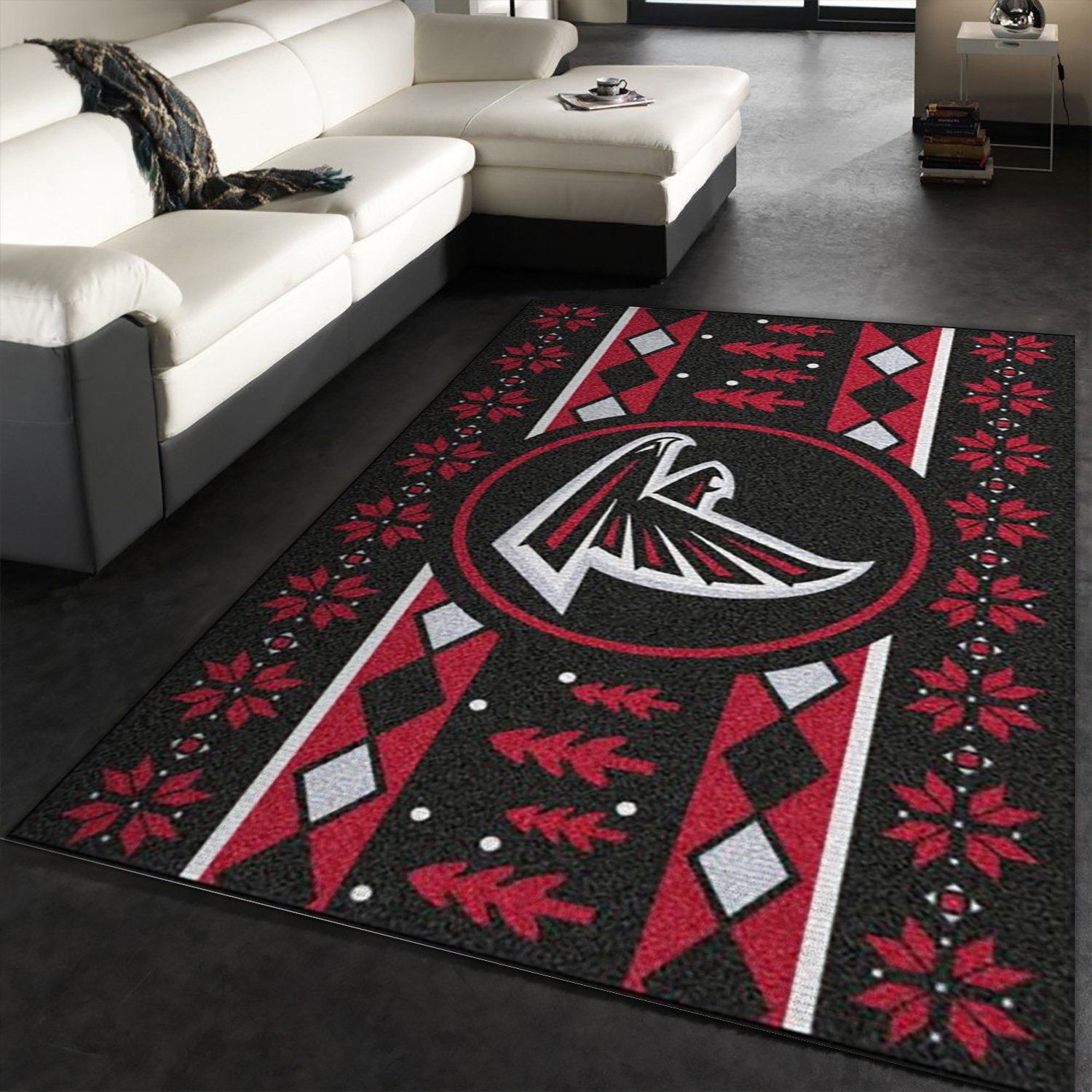 Atlanta Falcons Nfl Area Rug, Bedroom Rug, Christmas Gift US Decor