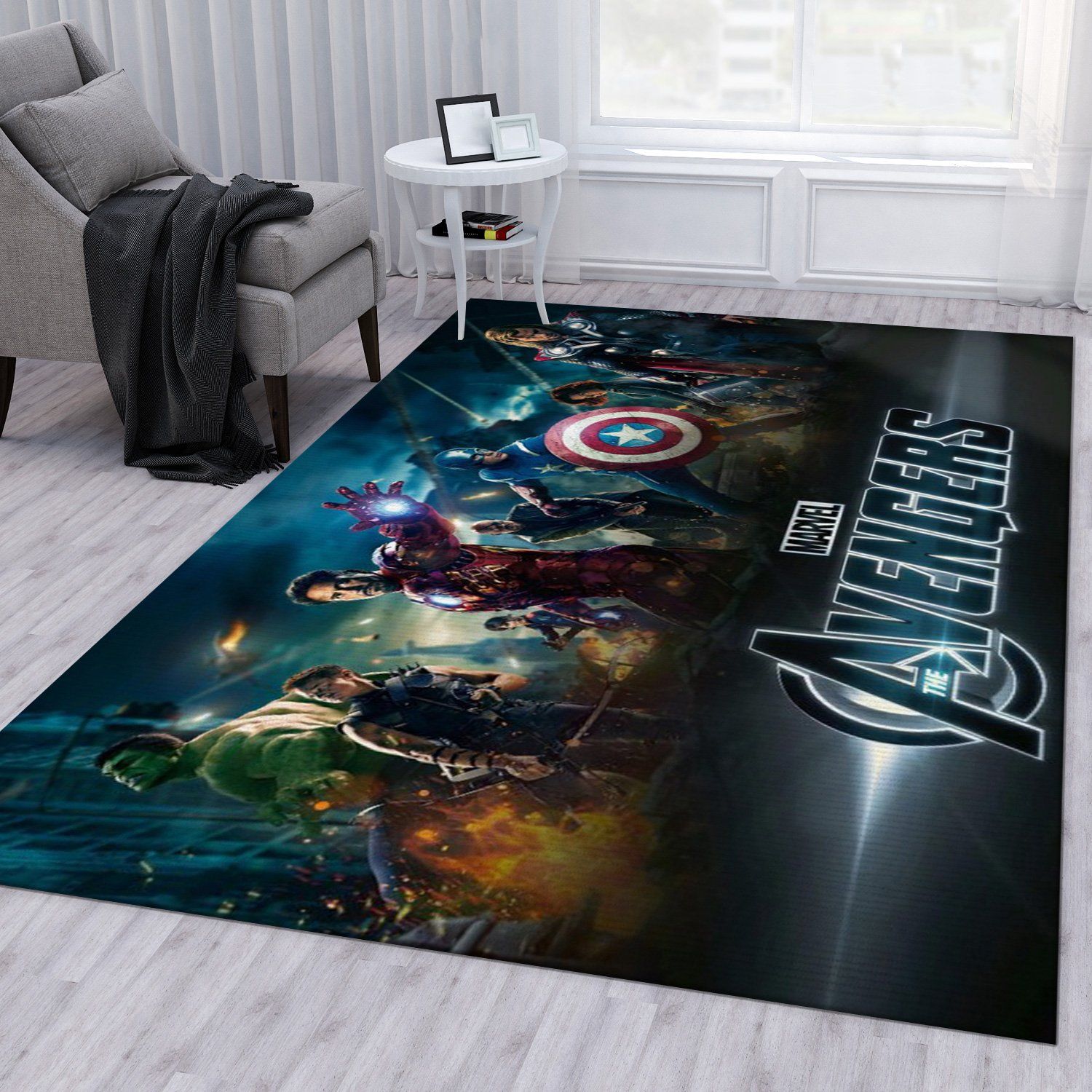 Avenger Ver9 Area Rug For Christmas Living Room Rug Family Gift US Decor