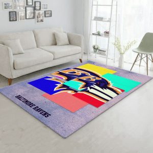 NFL Distressed Baltimore Ravens Area Rug - Carpetmart.com - Carpet