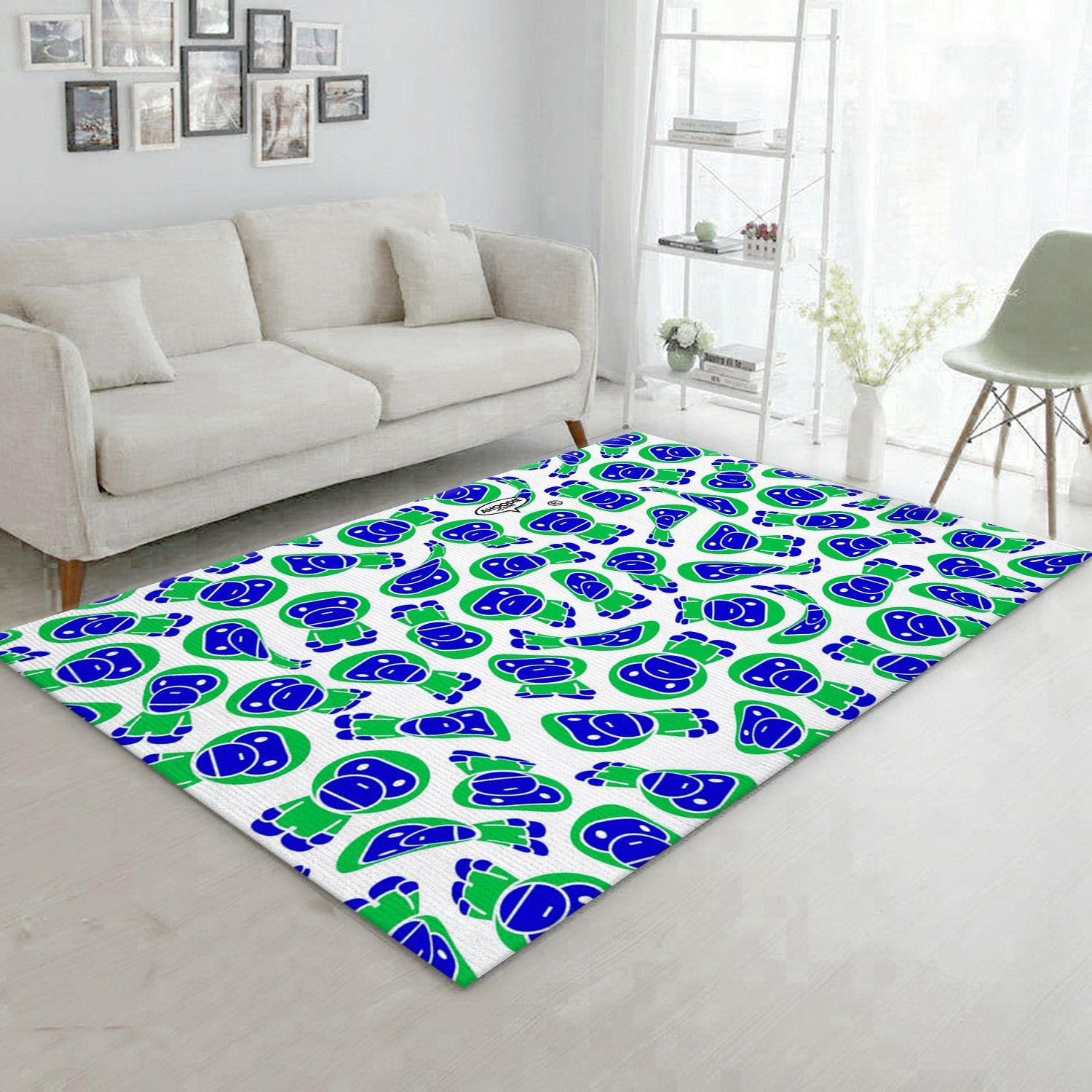 Bape Ver2 Rug Living Room Rug Family Gift US Decor