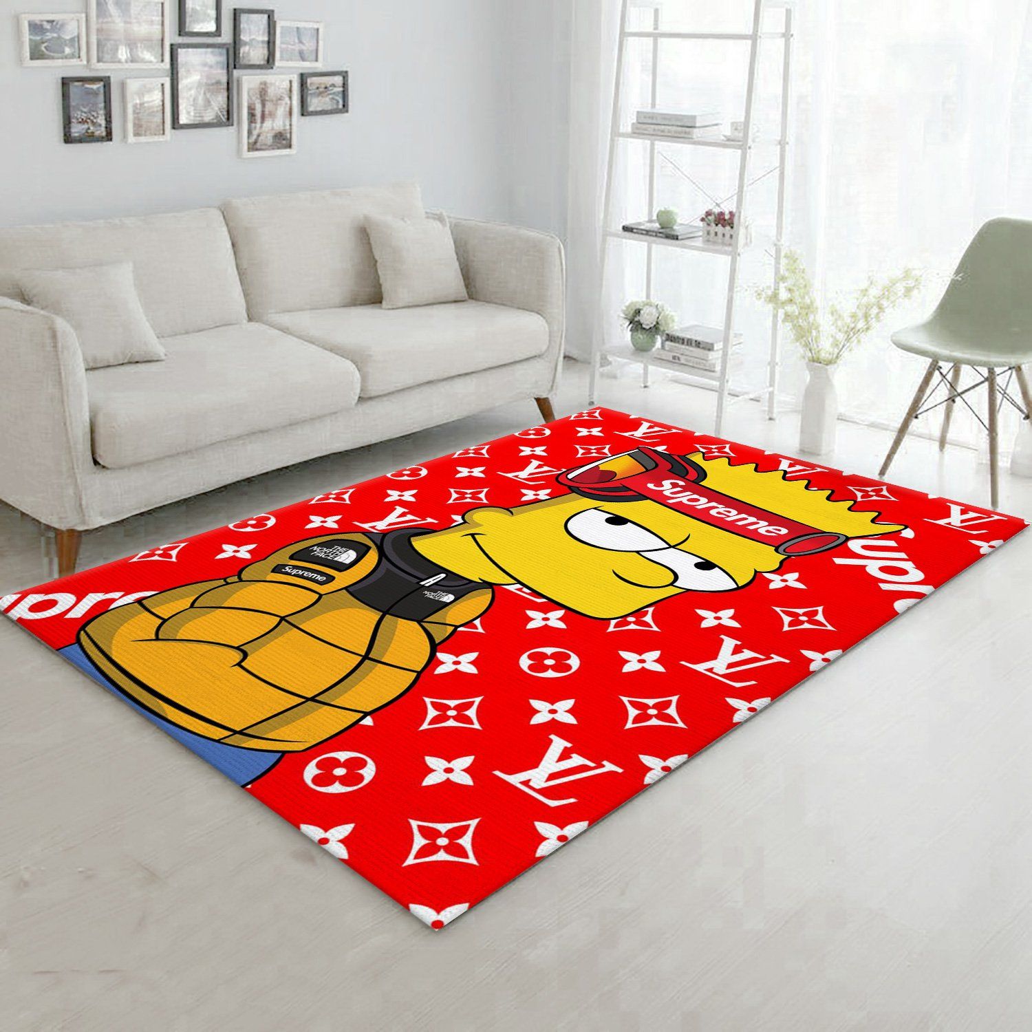 Barto Hypebeast Supreme Area Rugs Fashion Brand Rug Christmas Gift US Decor