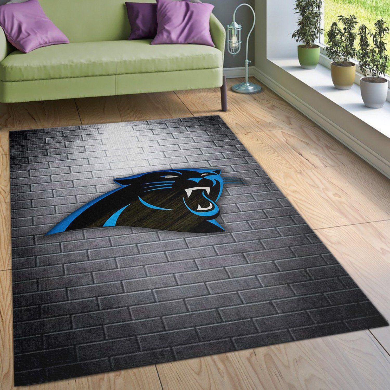 Carolina Panthers Nfl Area Rug For Christmas Bedroom Rug Home US Decor