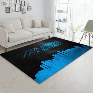 Carolina Panthers Logo Nfl Nfl Area Rug For Gift Living Room Rug