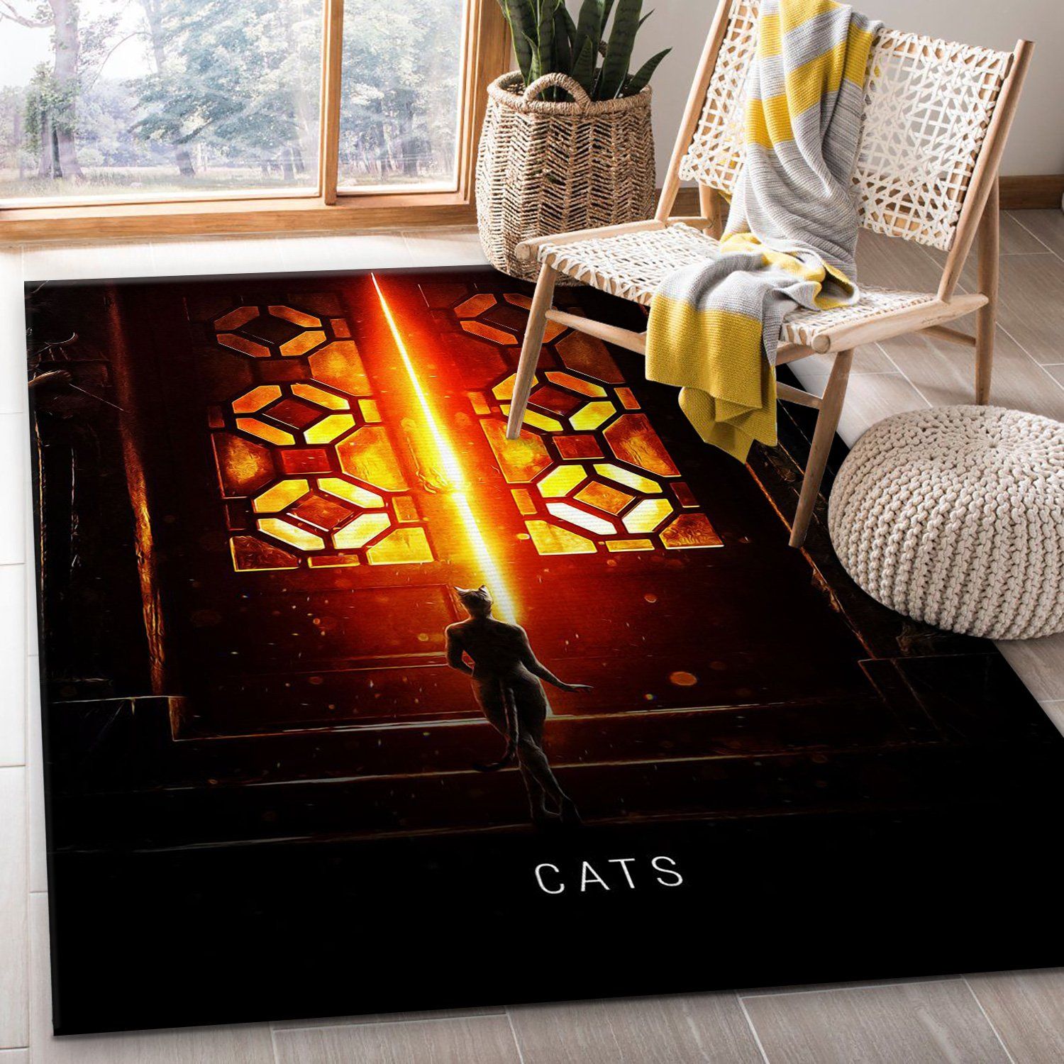 Cats Area Rug Movie Rug US Gift Decor