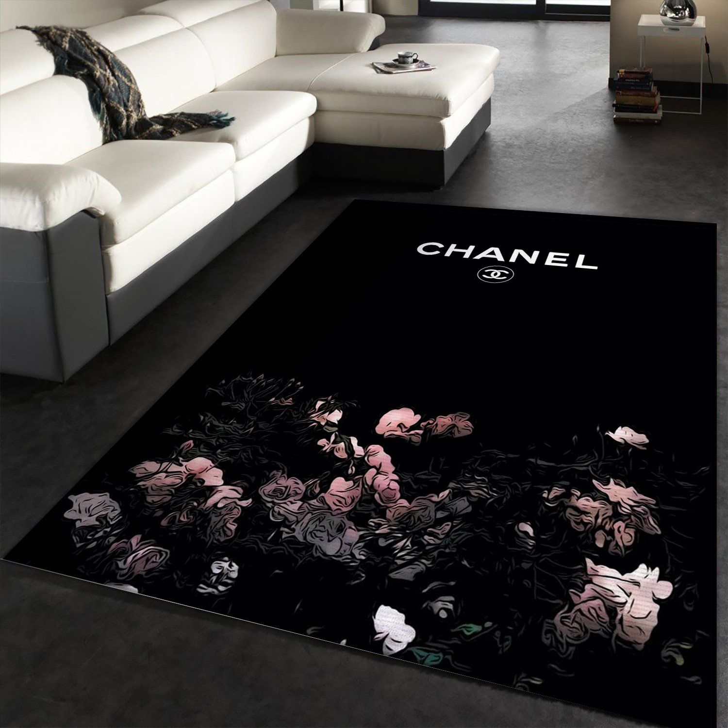 Chanel Area Rugs Living Room Rug Floor Decor Home Decor - Travels ...