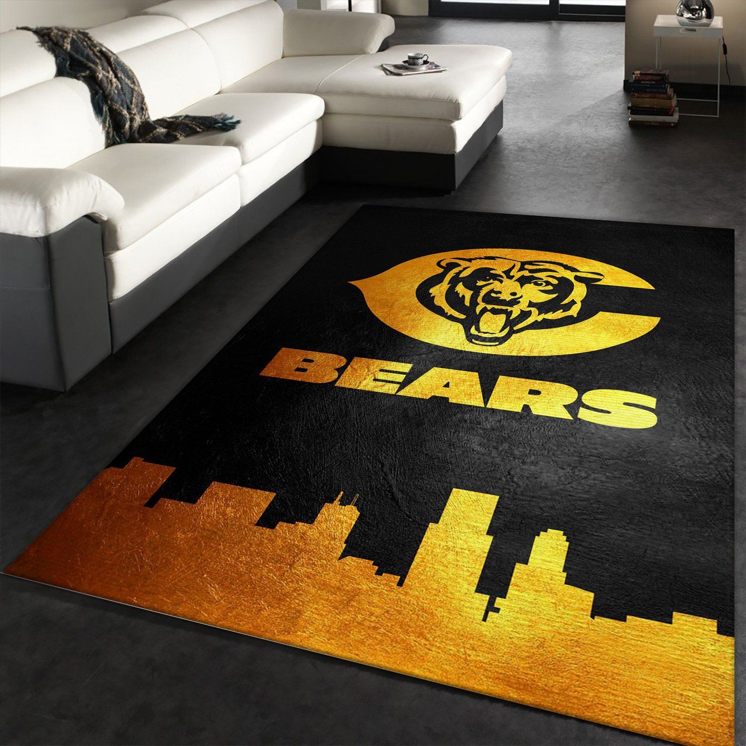 Chicago Bears Football Rug