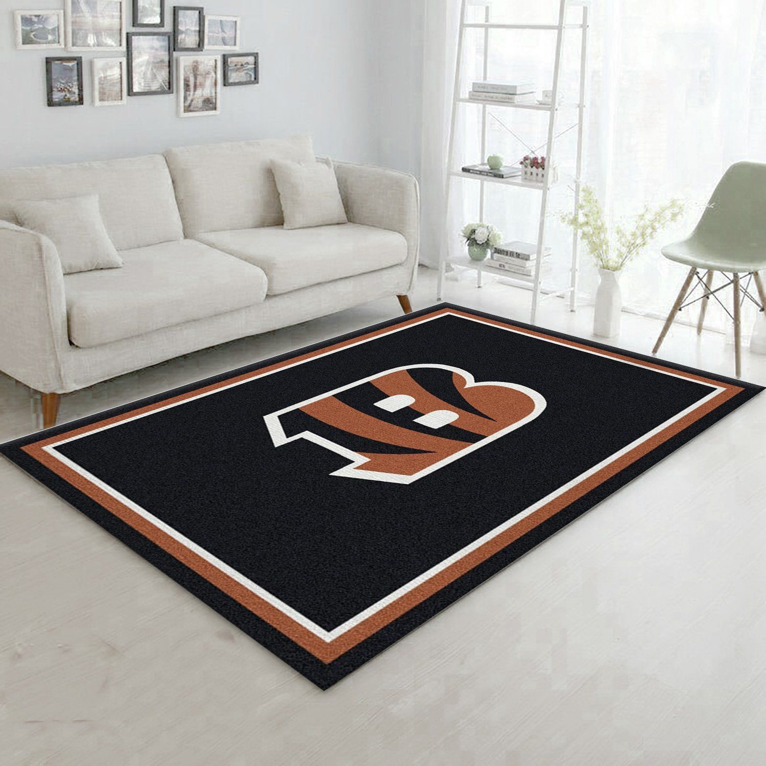 Cincinnati Bengals Football Rug