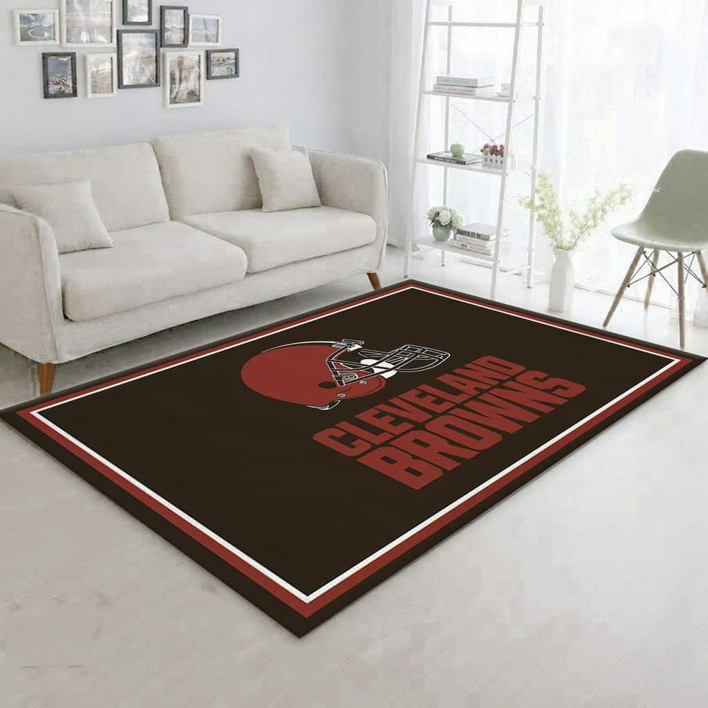 Cleveland Browns Imperial Spirit Rug NFL Team Logos Area Rug, Living Room Rug, US Gift Decor