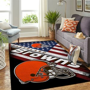 Cleveland Browns Football Nfl Football Team Area Rug For Gift