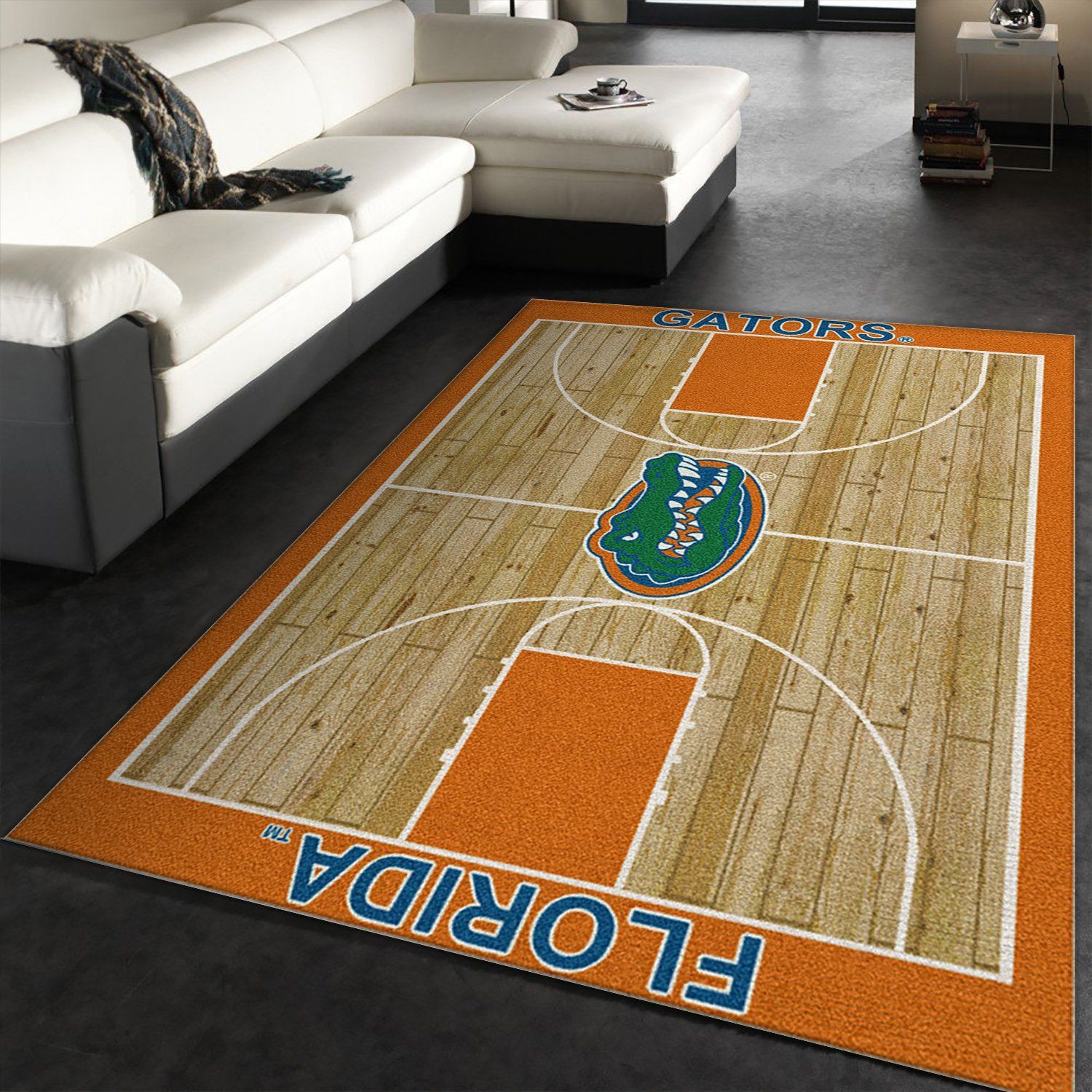 College Home Court Florida Basketball Team Logo Area Rug, Kitchen Rug, Home US Decor