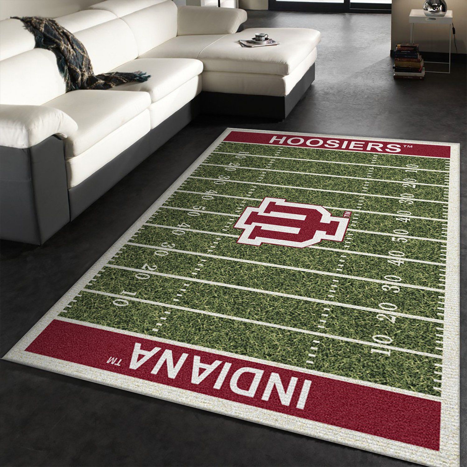 College Indiana NFL Team Logo Area Rug, Kitchen Rug, Christmas Gift US Decor