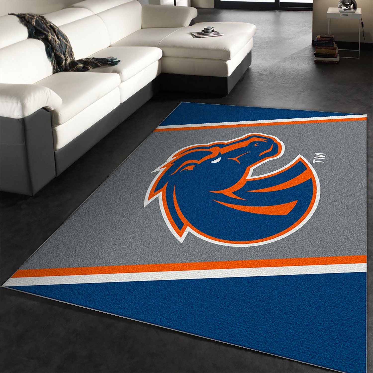 College Spirit Boise State Sport Area Rug Team Logo Christmas Gift US Decor