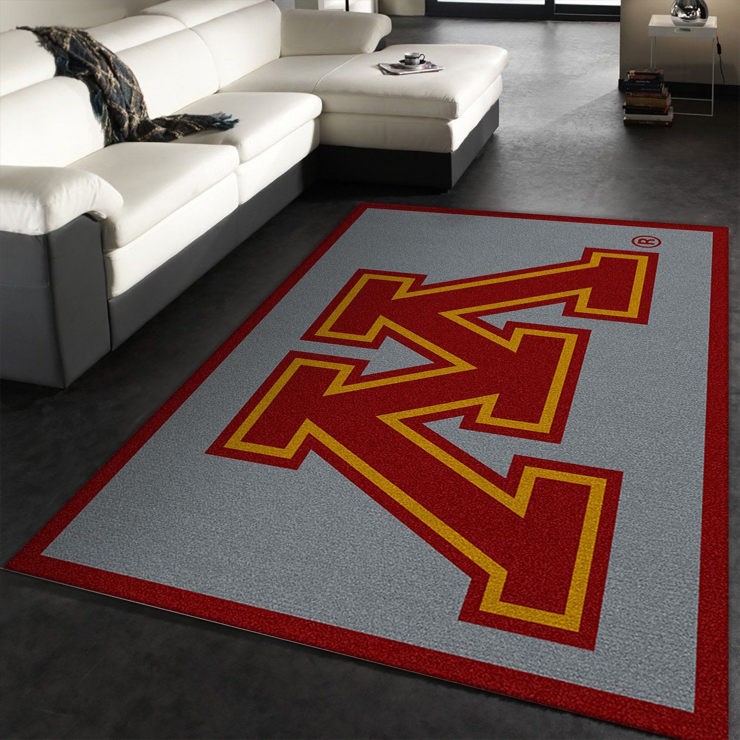 College Spirit Minnesota Sport Area Rug For Christmas Team Logo Family Gift US Decor