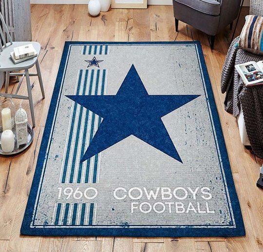 Dallas Cowboys NFL Area Rug Bedroom Rug Floor Decor Home Decor - Travels in  Translation