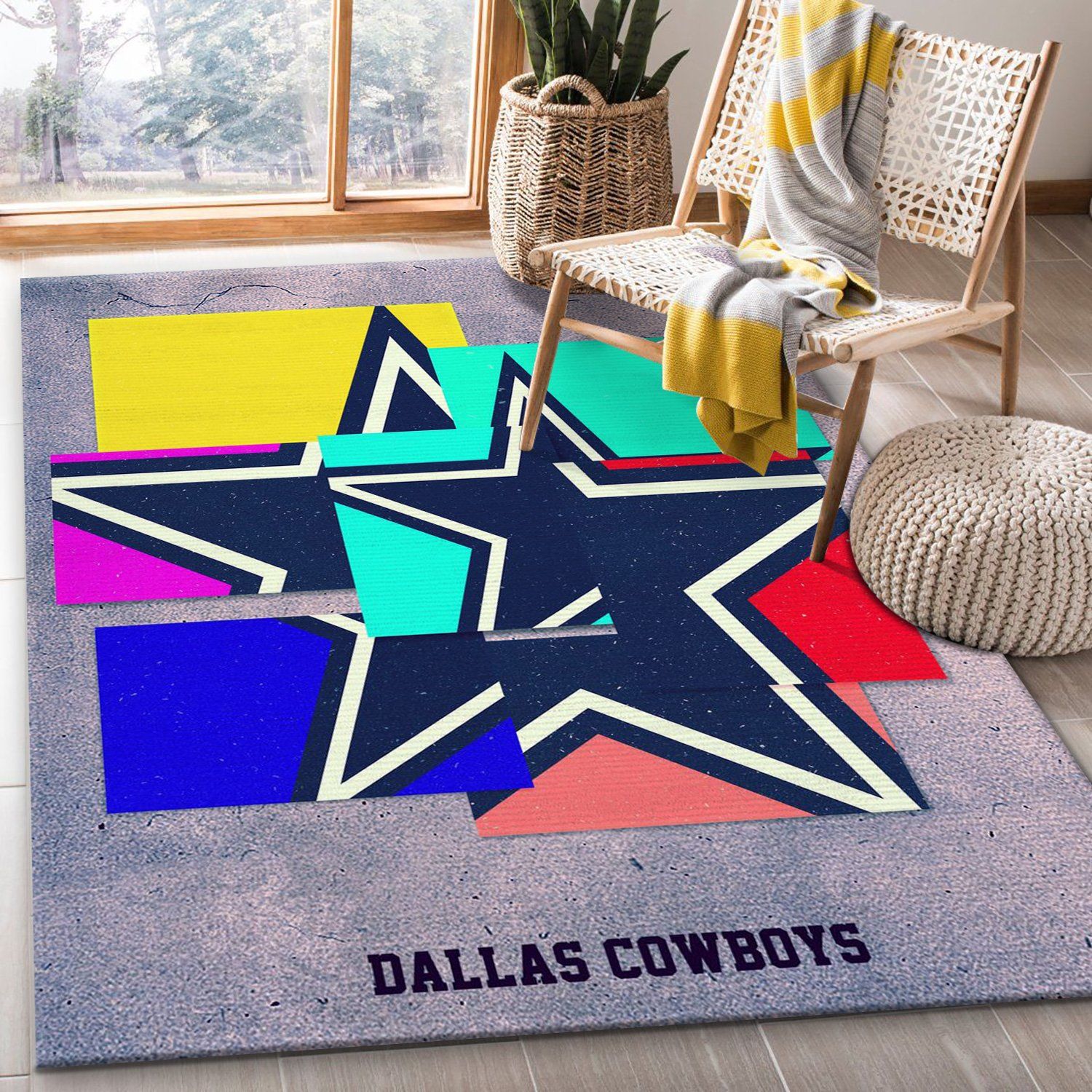 Dallas Cowboys Nfl Area Rug Living Room Rug US Gift Decor