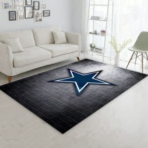 Dallas Cowboys NFL Team Logo Wooden Style Style Nice Gift Home Decor  Rectangle Area Rug - Peto Rugs