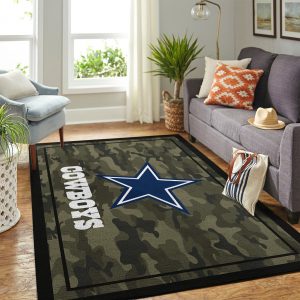 Dallas Cowboys Floor Area Rug Nfl Football Home Decor 01 - Travels in  Translation