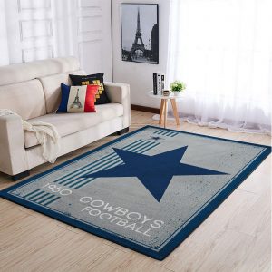 Dallas Cowboys Fade Rug NFL Team Area Rug Bedroom Rug Home Decor Floor Decor