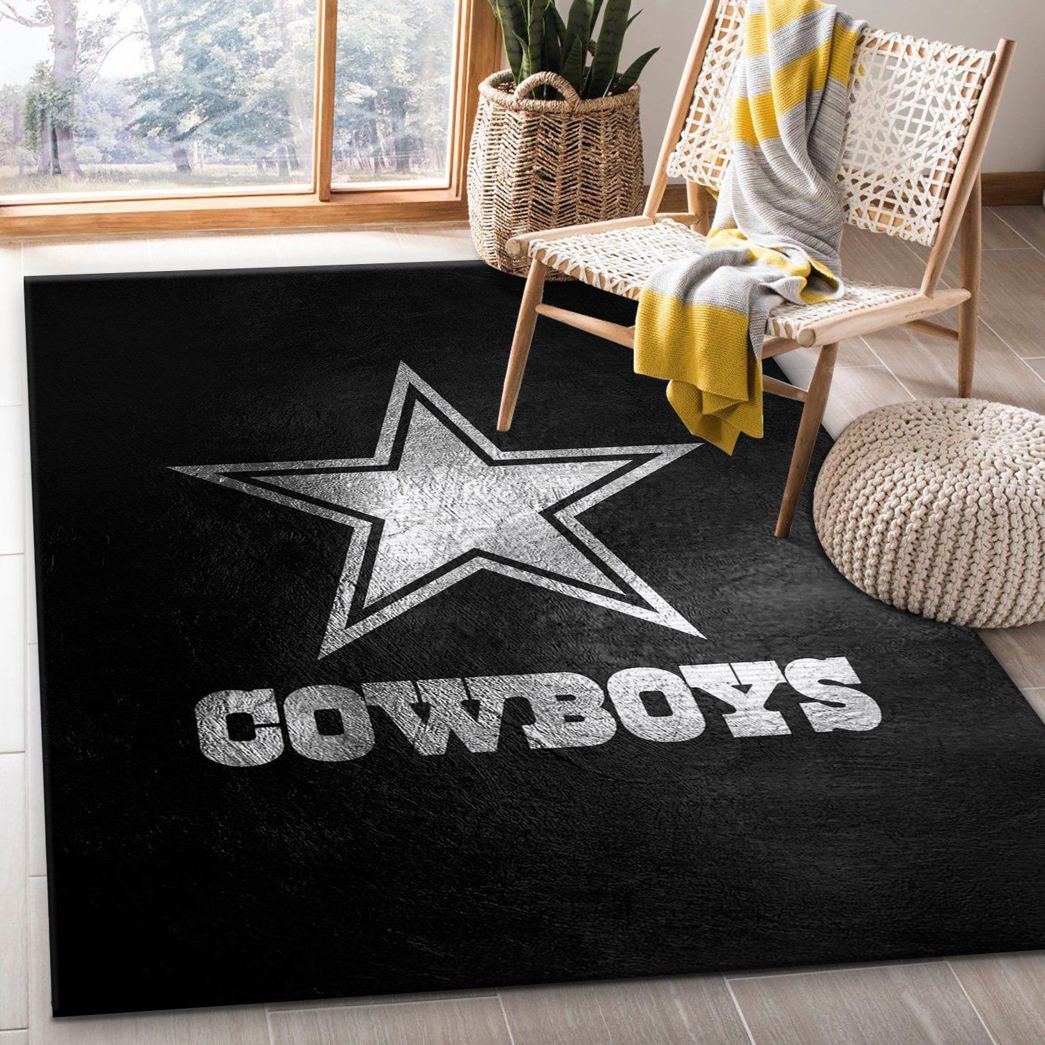 Dallas Cowboy Area Rug Christmas Rug Floor Decor The Us Decor