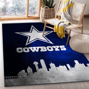 Dallas Cowboys Floor Area Rug Nfl Football Home Decor 01 - Travels in  Translation