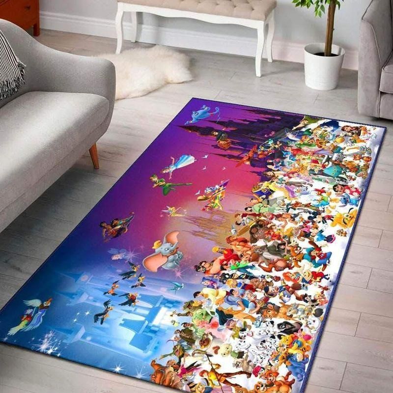 Disney Characters 4 Living Room Area Rug For Christmas, Kitchen Rug, US  Gift Decor - Travels in Translation