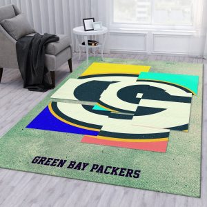 Green Bay Packers NFL Team Logo Helmet Nice Gift Home Decor Area Rug Rugs  For Living Room Rug Home Decor - Peto Rugs