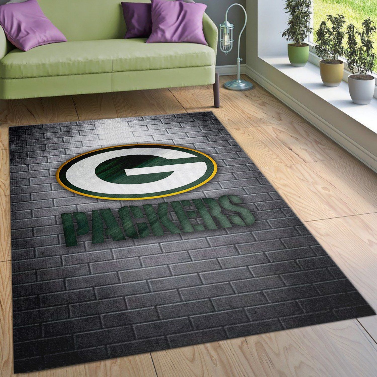 Green Bay Packers Nfl Team Logo Wooden Style Style Nice Gift Home Decor  Rectangle Area Rug - Travels in Translation