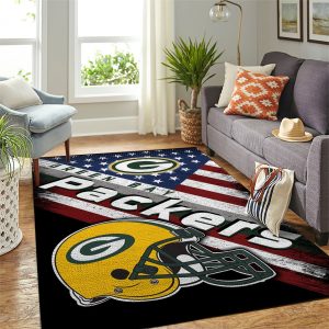 Area Rug with Green Bay Packers sports team logo!