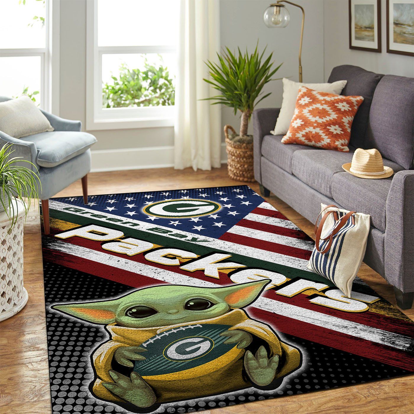 Green Bay Packers Home Field Rug