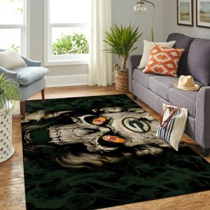 Green Bay Packers NFL Team Logo Helmet Nice Gift Home Decor Area Rug Rugs  For Living Room Rug Home Decor