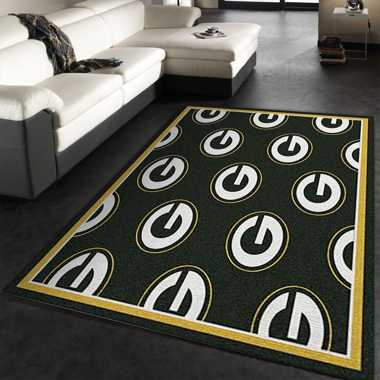 green bay packers rug