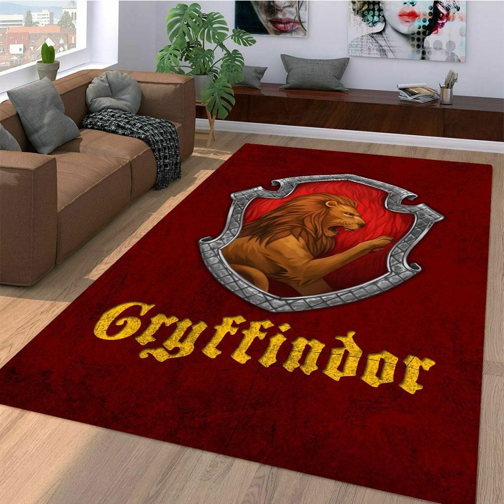 Godric Gryffindor Harry Potter Living Room Rug Carpet - Teeruto