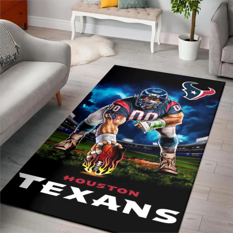 Houston Texans Football Rug