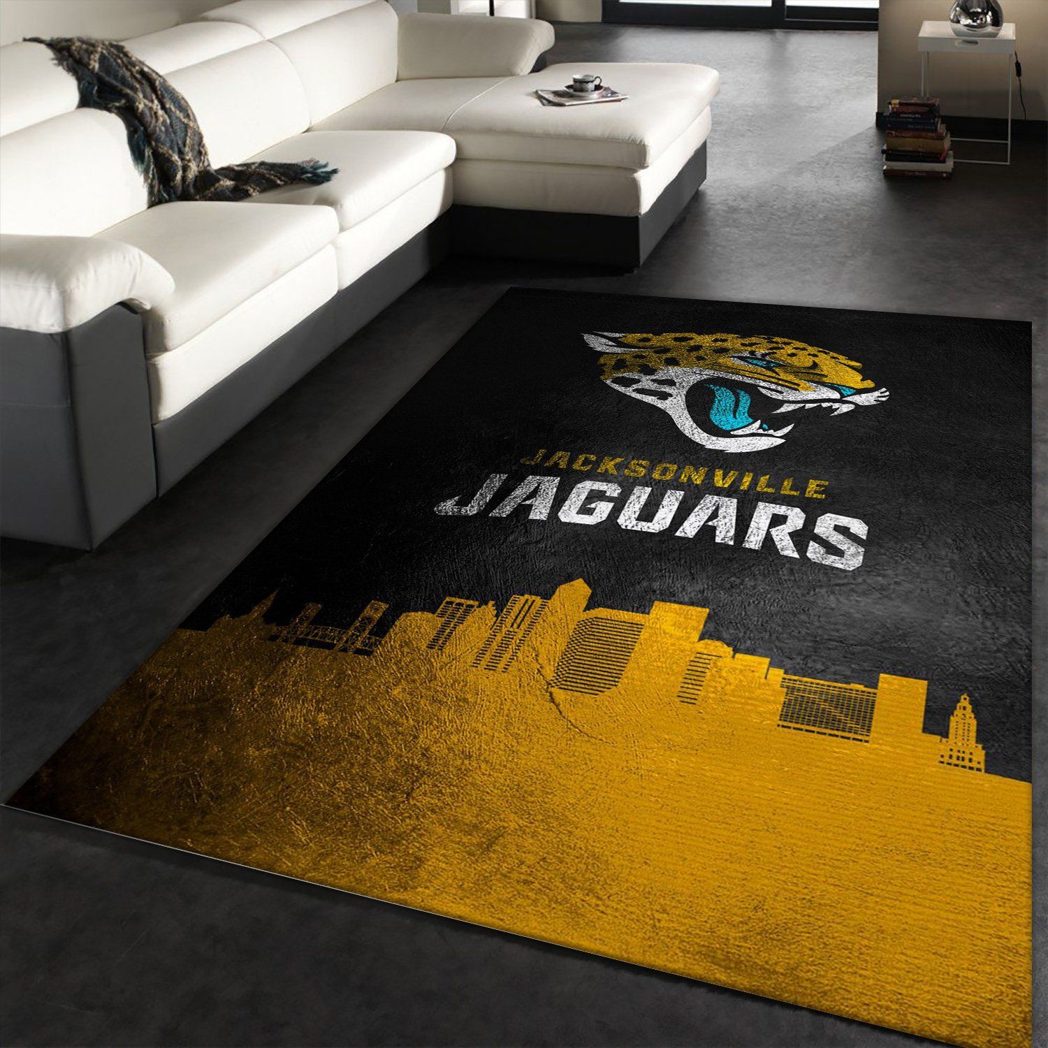 Jacksonville Jaguars NFL Football Team Area Rug For Gift Living Room Rug US  Gift Decor