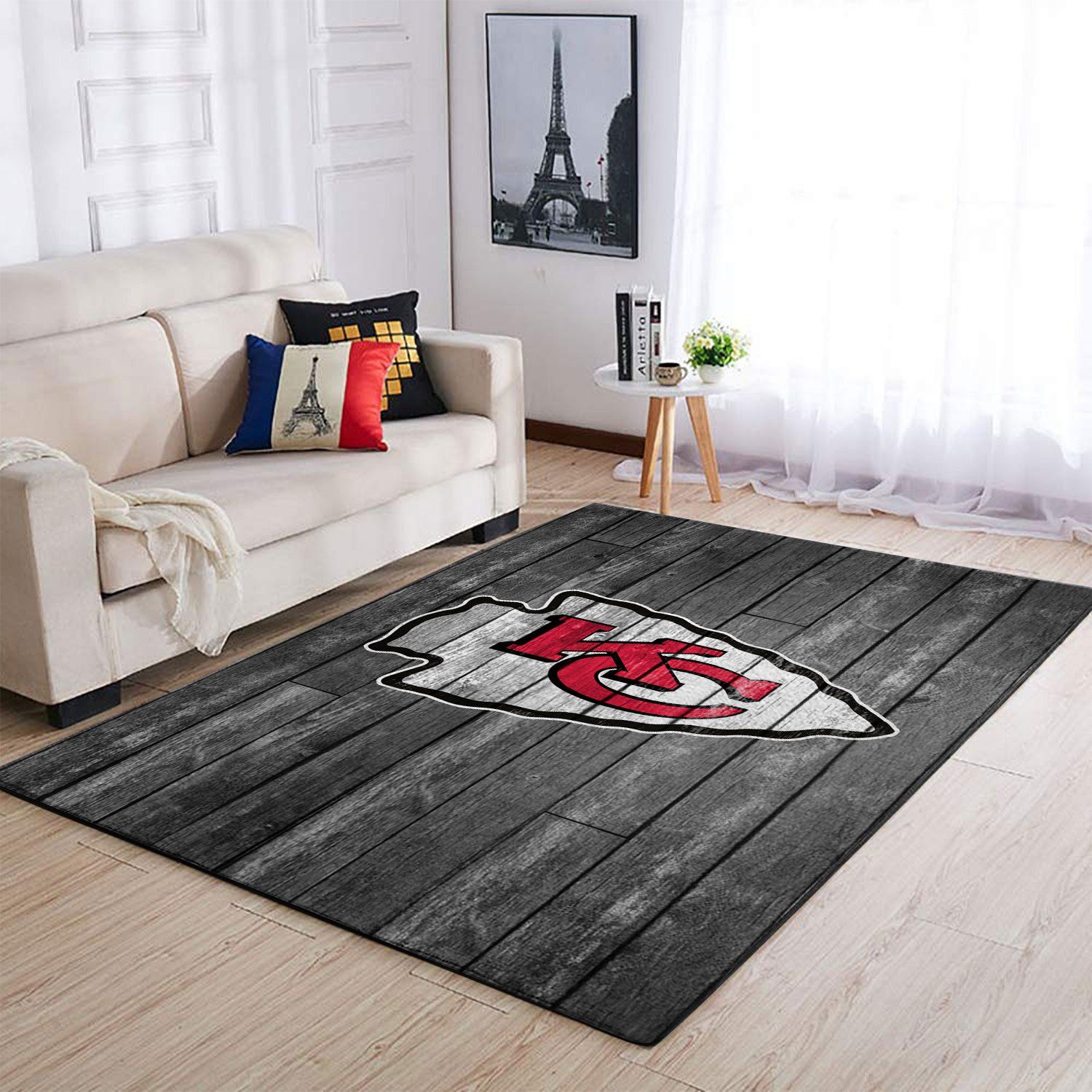 Adventure Furniture NFL Indoor Kansas City Chiefs Distressed Logo