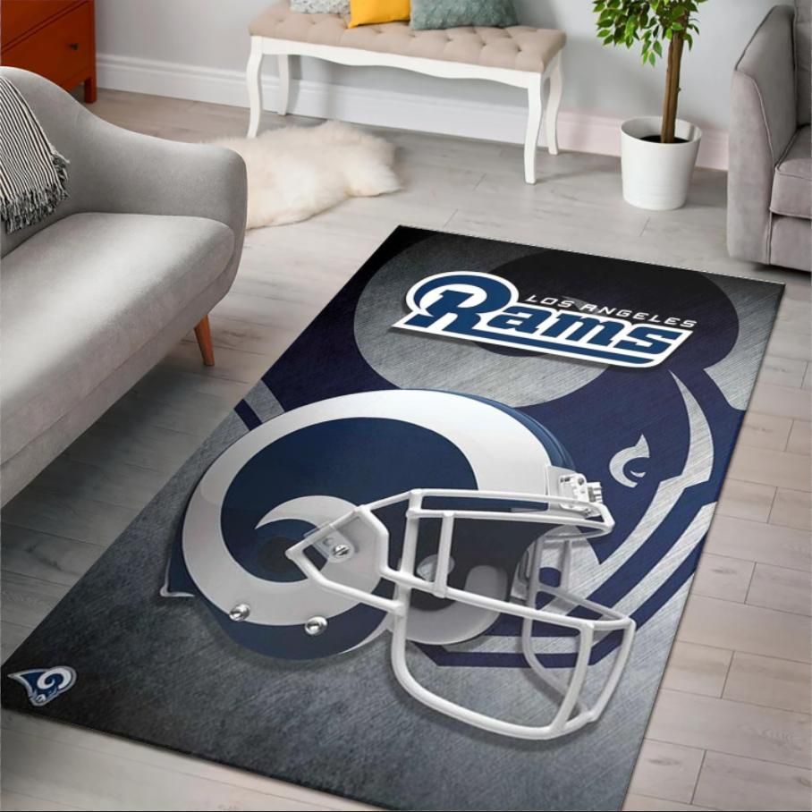 Los Angeles Rams Football Rug